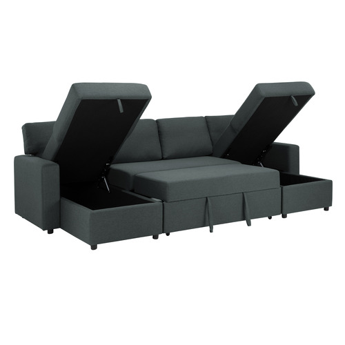 Darcy 4 Seater Double Chaise Sofa Bed