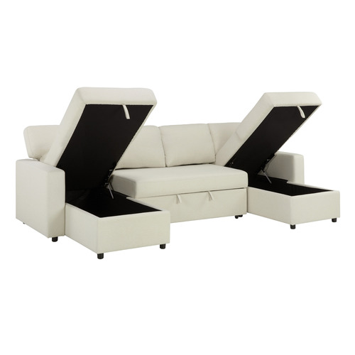 Darcy 4 Seater Double Chaise Sofa Bed