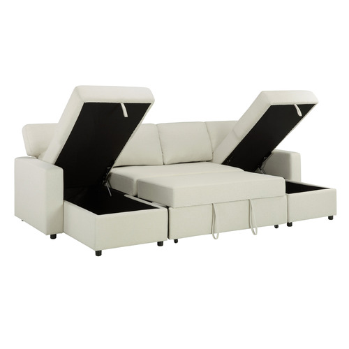 Darcy 4 Seater Double Chaise Sofa Bed