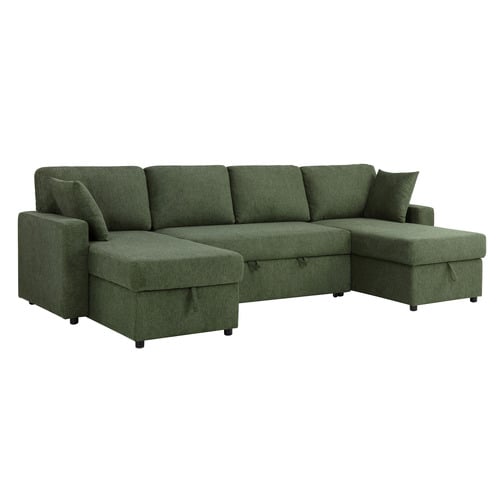 Darcy 4 Seater Double Chaise Sofa Bed