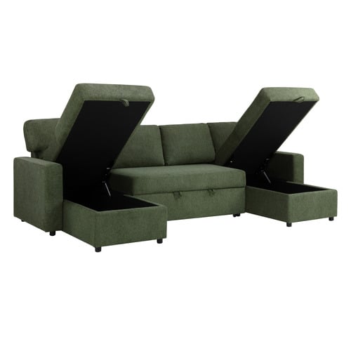 Darcy 4 Seater Double Chaise Sofa Bed