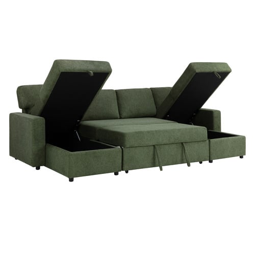 Darcy 4 Seater Double Chaise Sofa Bed