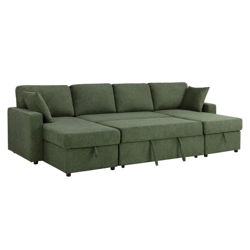 Darcy 4 Seater Double Chaise Sofa Bed