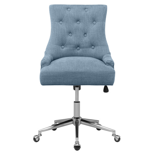 Windsor Scoop Back Linen Office Chair