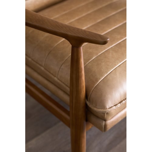 Aldric Genuine Leather Armchair