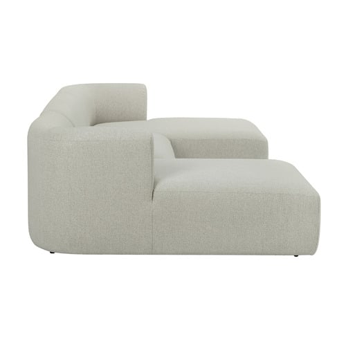 Gala Boucle Sofa with Double Chaise