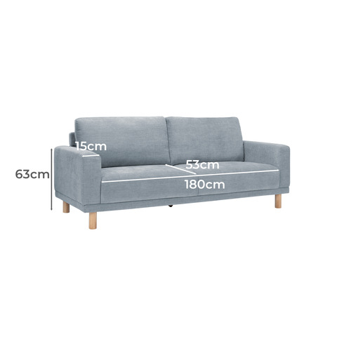 High-Performance 3 Seater Warwick Fabric Orson Sofa