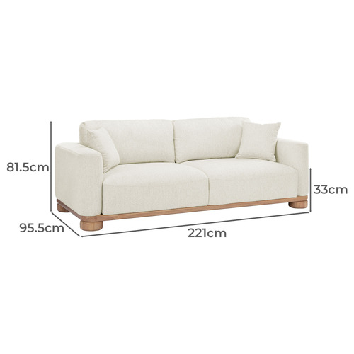 Shaw Premium 3 Seater Sofa