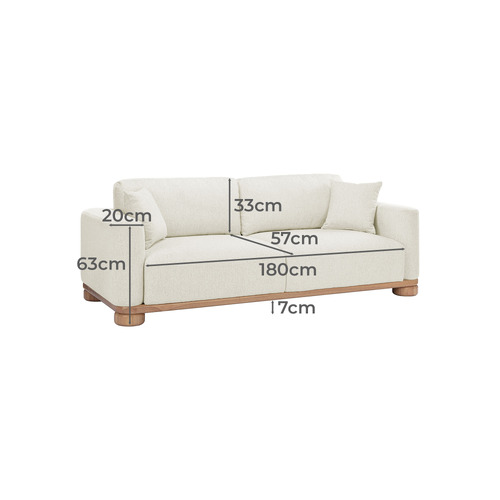 Shaw Premium 3 Seater Sofa