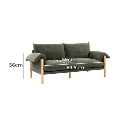 Nook Upholstered 2.5 Seater Sofa