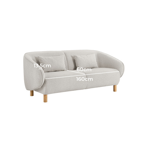 Edie 3 Seater Boucle Sofa