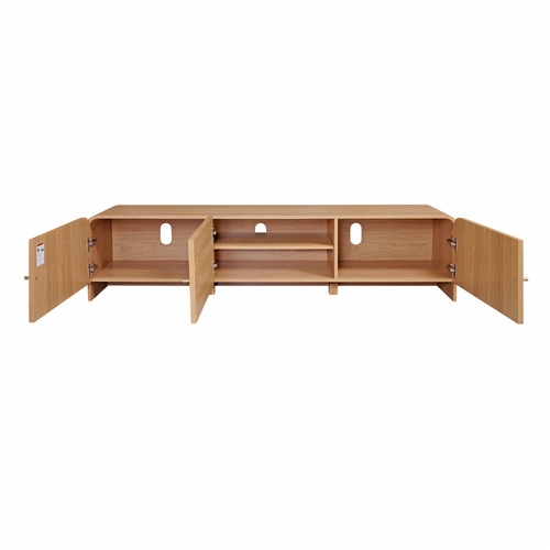Maxine Curved Rattan TV Unit