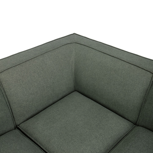 Russo 4 Seater Upholstered Sofa with Chaise Lounge Set