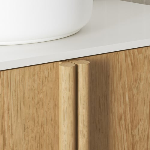 Valentine 900mm Natural Freestanding Single Vanity