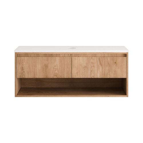 Mabel 1200mm Natural Wall Hung Single Vanity