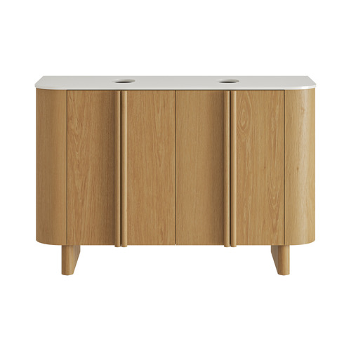Valentine 1200mm Natural Freestanding Double Vanity