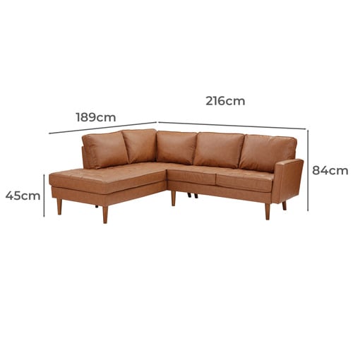 Stockholm 5 Seater Sofa with Chaise