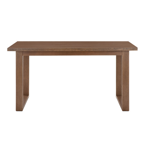 Oak Ski-Leg Dining Table