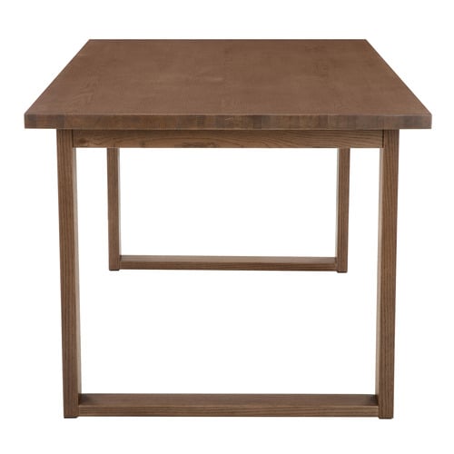 Oak Ski-Leg Dining Table