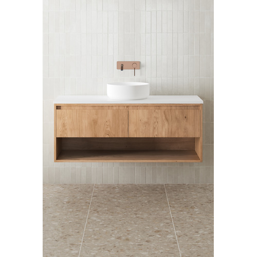 Mabel 1200mm Natural Wall Hung Single Vanity