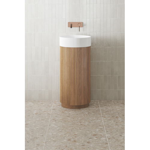 Nomad 410mm Natural Round Stone Freestanding Basin