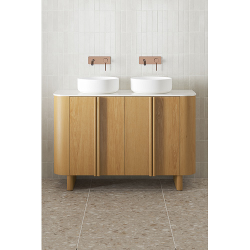 Valentine 1200mm Natural Freestanding Double Vanity