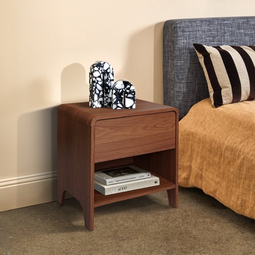 Raphael 1 Drawer Bedside Table