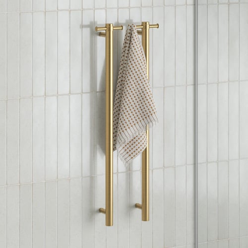 Leo Vertical Heated Towel Bar