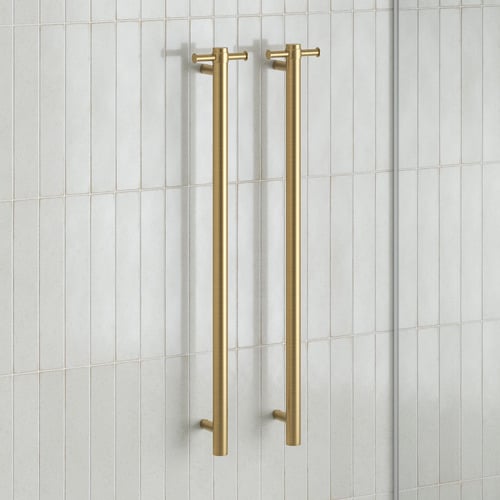 Leo Vertical Heated Towel Bar