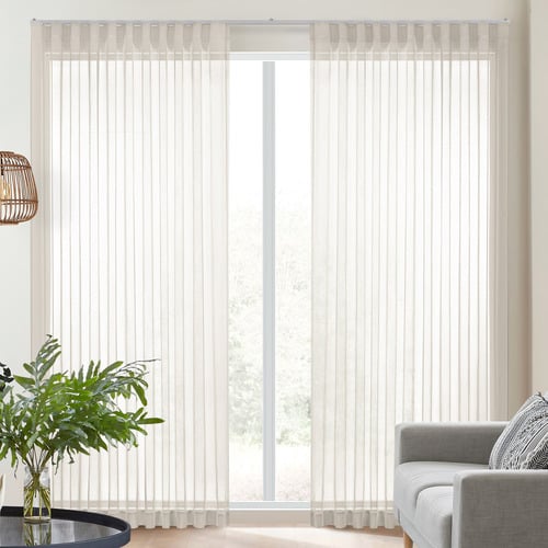 Leah Sheer S-Fold Curtains