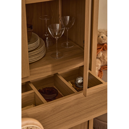185cm Taylor 4 Door 1 Drawer Cupboard