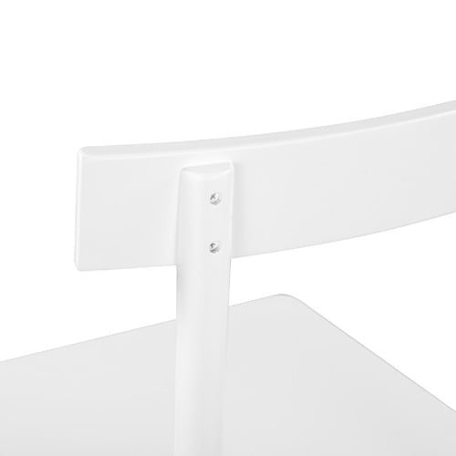 Kids&rsquo; White Rigby Rubberwood Chair