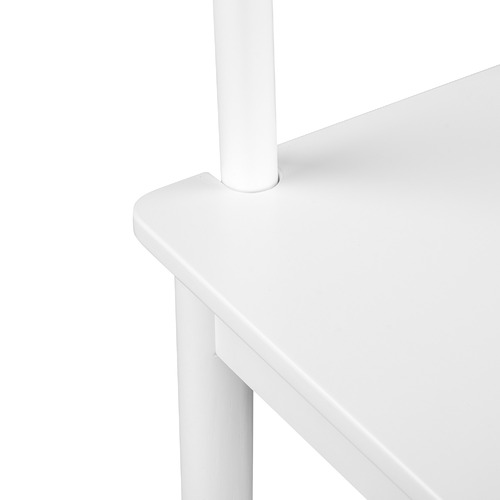 Kids&rsquo; White Rigby Rubberwood Chair