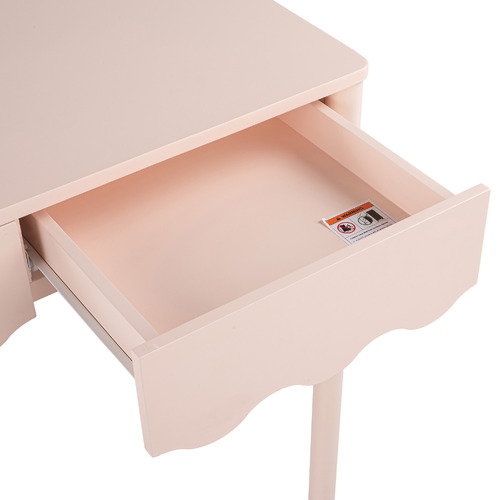 Kids&rsquo; Wavy Rubberwood Desk