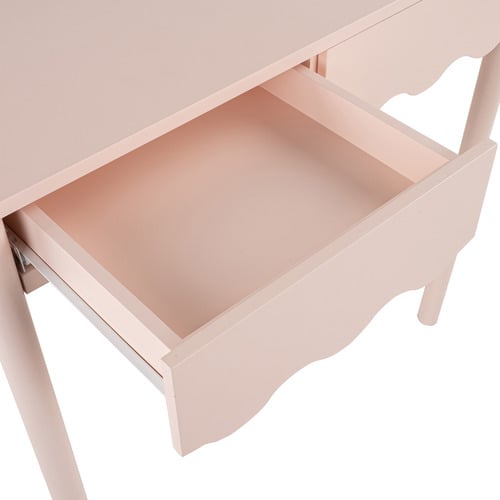 Kids&rsquo; Wavy Rubberwood Desk