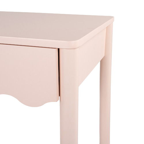 Kids&rsquo; Wavy Rubberwood Desk