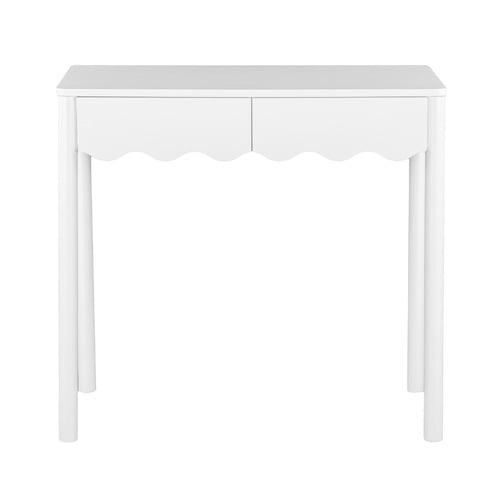 Kids&rsquo; Wavy Rubberwood Desk