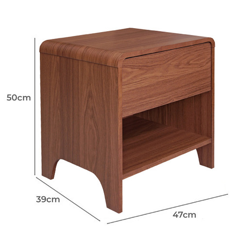 Raphael 1 Drawer Bedside Table