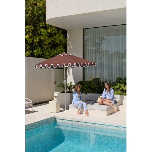 1.8m Fringed Beach Umbrella