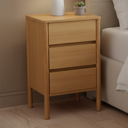 Jimmy 3 Drawer Bedside Table