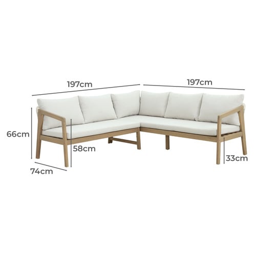 5 Seater Bayview Outdoor Modular Lounge Set
