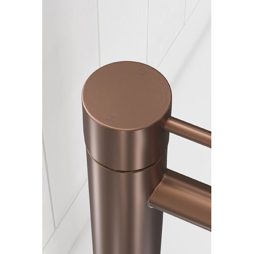 Clovelly Bronze Curved Tall Basin Mixer