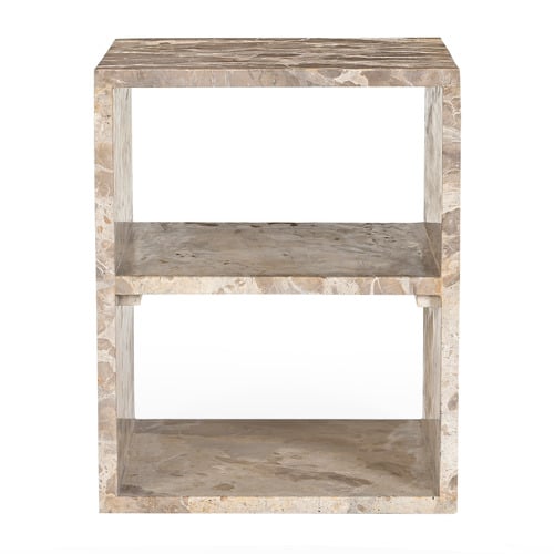Beige Delight Mia Marble Side Table