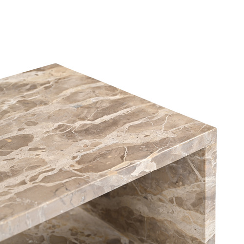 Beige Delight Mia Marble Side Table