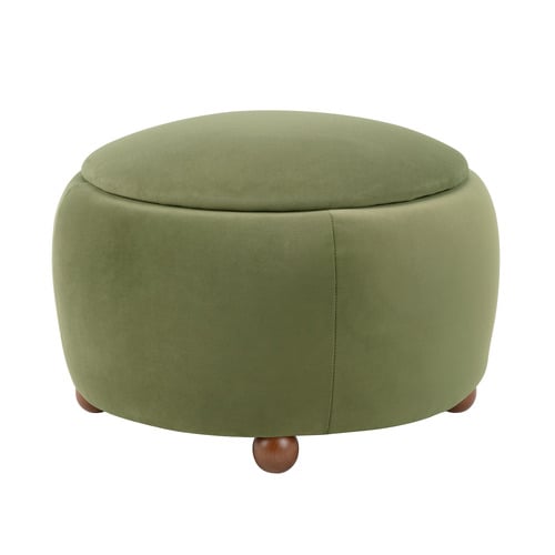Tilly Velvet Storage Ottoman