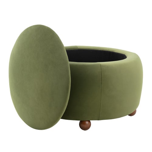 Tilly Velvet Storage Ottoman