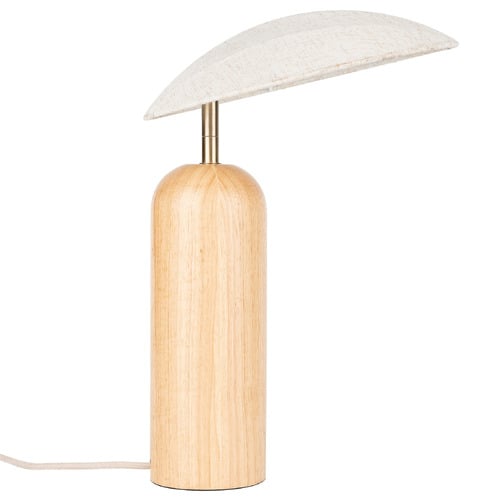 Arthur Asymmetrical Rubberwood Table Lamp