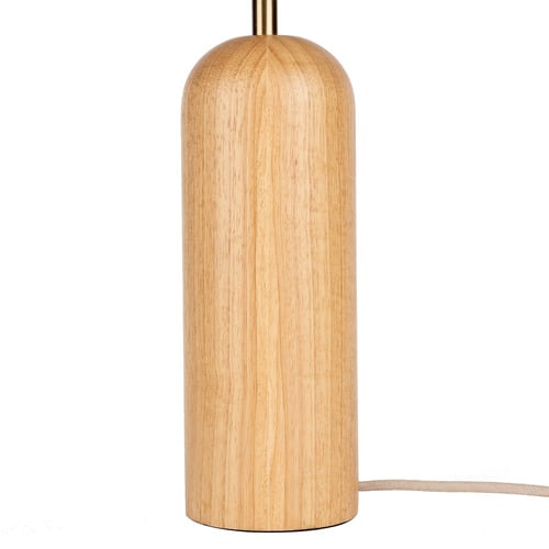 Arthur Asymmetrical Rubberwood Table Lamp