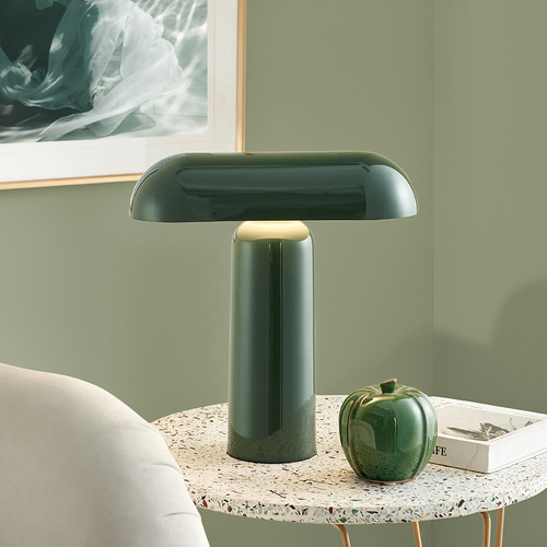 Larkin Iron LED & Cordless Lamp with Charging Cable