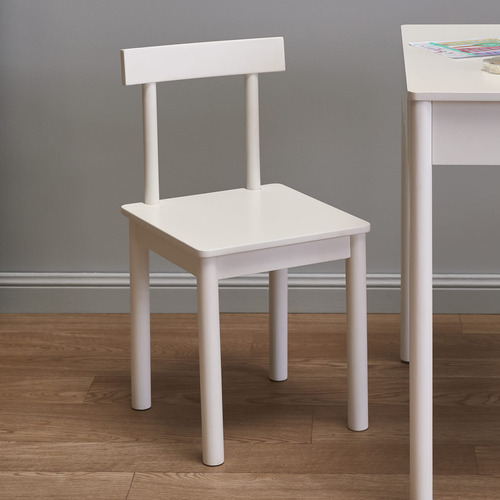 Kids&rsquo; White Rigby Chair
